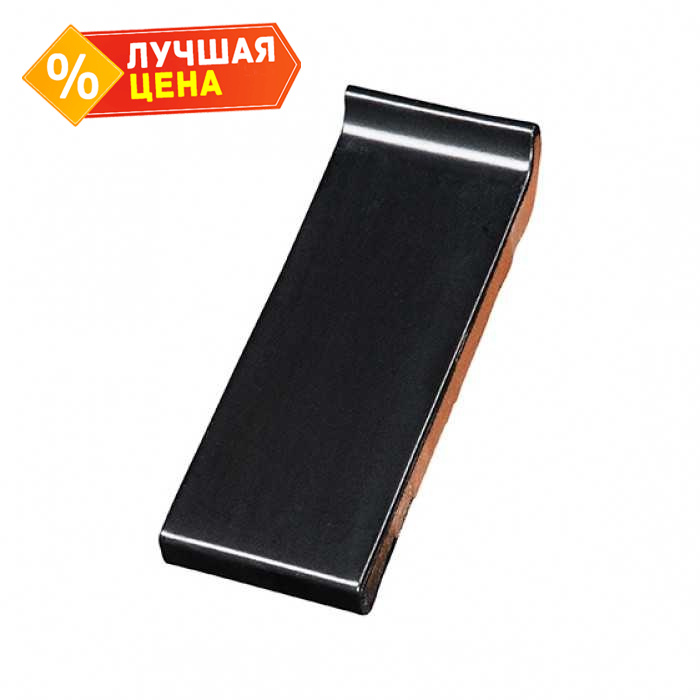 Клинкерный водоотлив Terca Black глазурованный, 280*105*30 мм