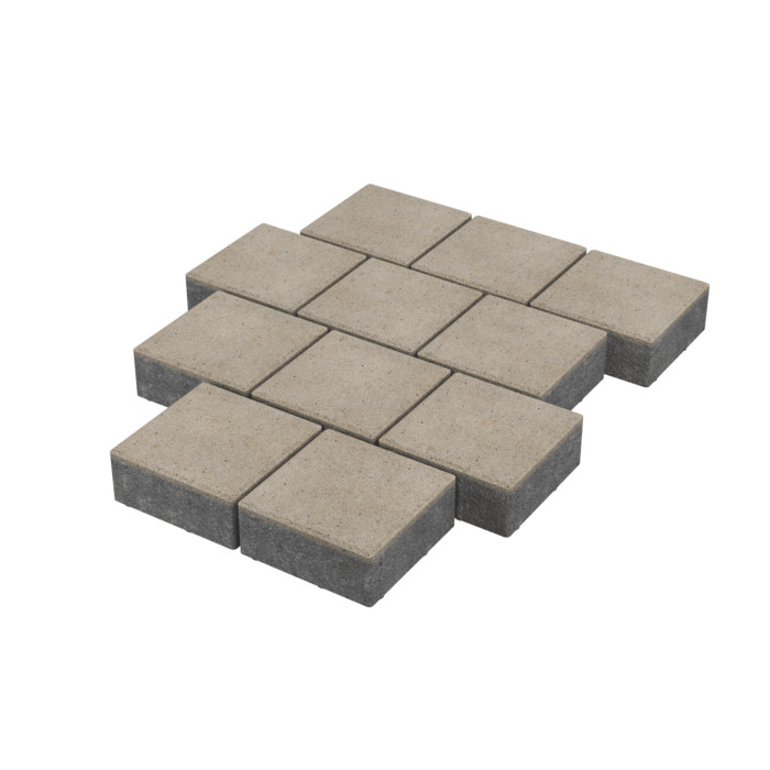 Тротуарная плитка Stellard Квадрат 200х200х60 мм Белый