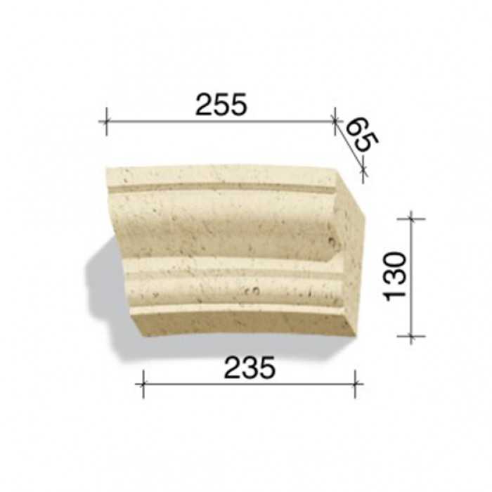 Арочный элемент White Hills 736-11, 130*255/235*65 мм