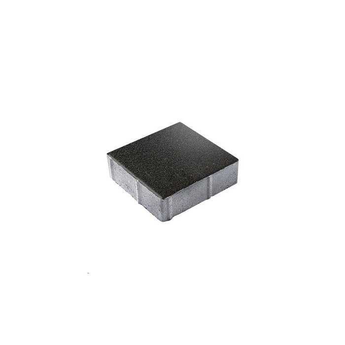 Плитка тротуарная Квадрат (ЛА-Линия) Б.1.К.8 гладкий черный 300x300x80 мм