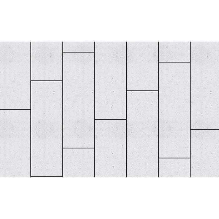 Плитка тротуарная Прямоугольник (Ла-Линия) Б.12.П.8 Стоунмикс белый, 750x250x80 мм